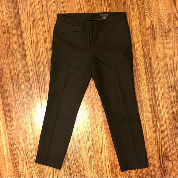 Club Monaco size 2, 7/8 length straight black pants - Picture 3 of 5